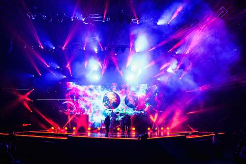 music rave concert stage
